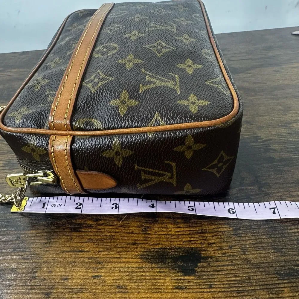 Louis Vuitton Compiegne 23 Clutch Bag Small Brown Monogram Canvas